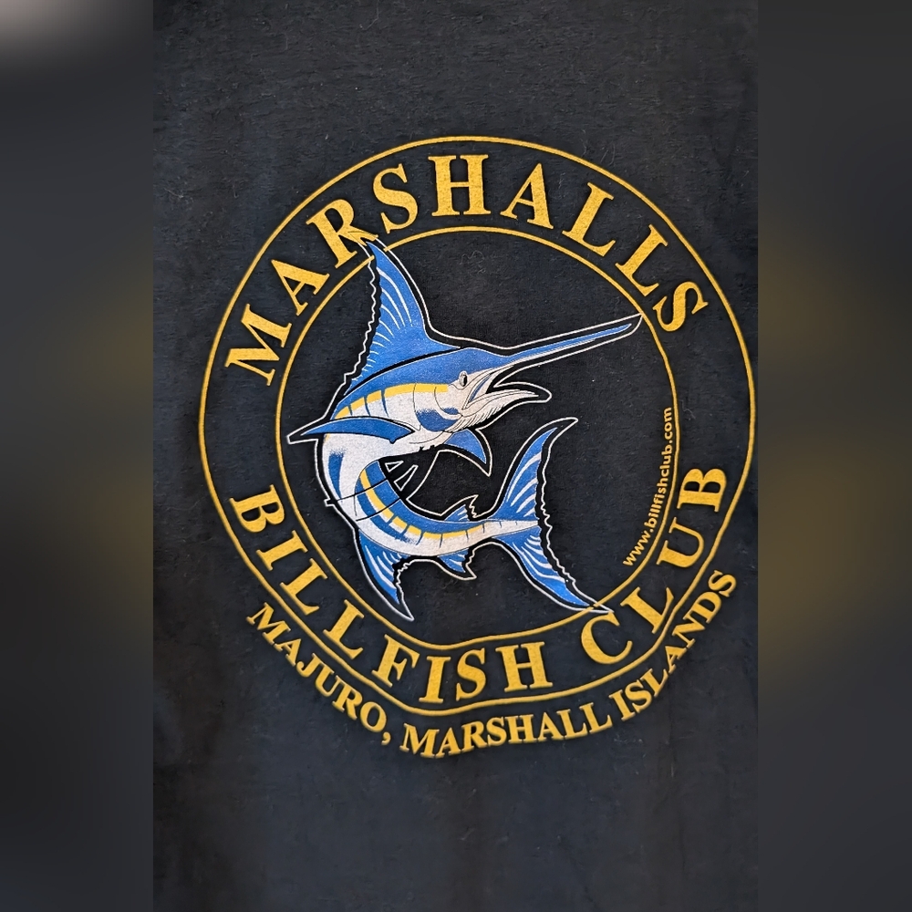 Black T-Shirt with Gold Graphic - Picture 5 of 6